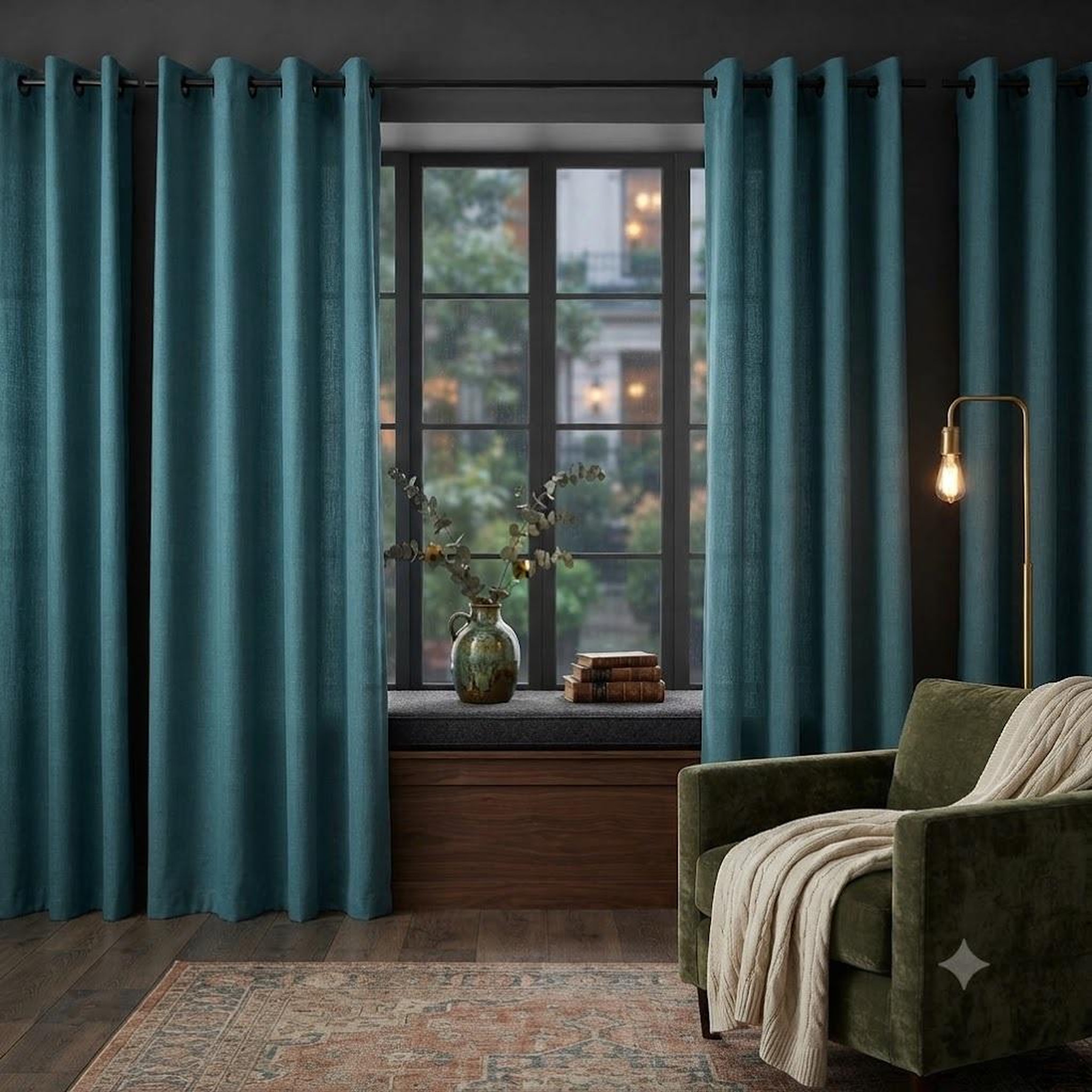 Voir la diapositive 5 : Eden Un rideau tamisant bea chiné design et moderne