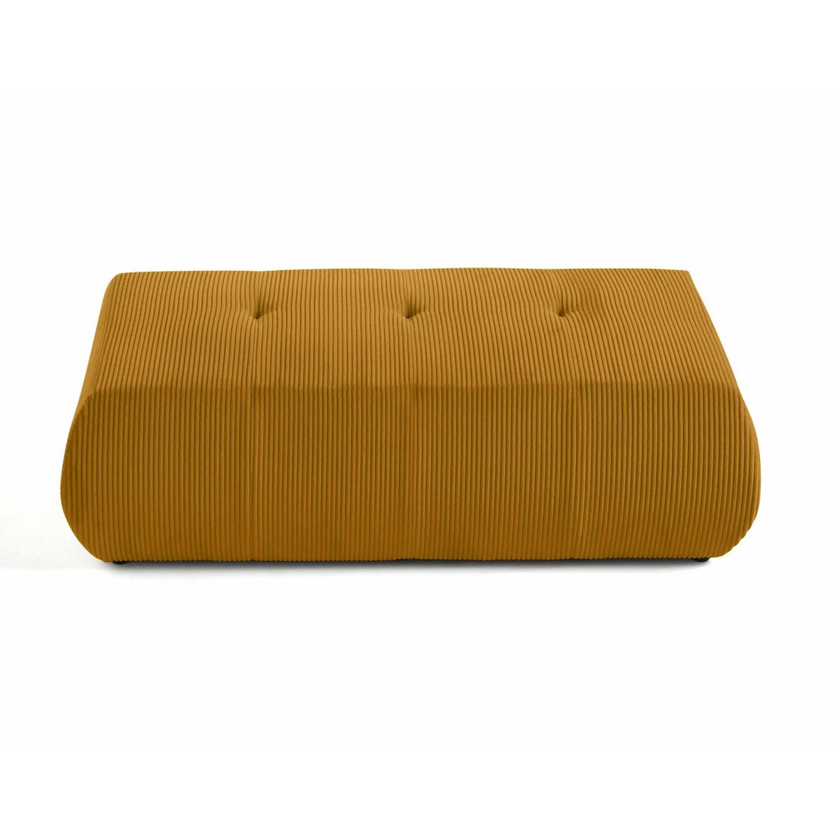 LISA DESIGN Onyx - pouf d'appoint - en velours côtelé