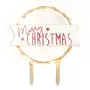 SCRAPCOOKING Cake topper LED - Merry Christmas