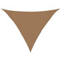 Voir la diapositive 2 : VIDAXL Voile d'ombrage 160 g/m^2 Taupe 3x3x4,2 m PEHD