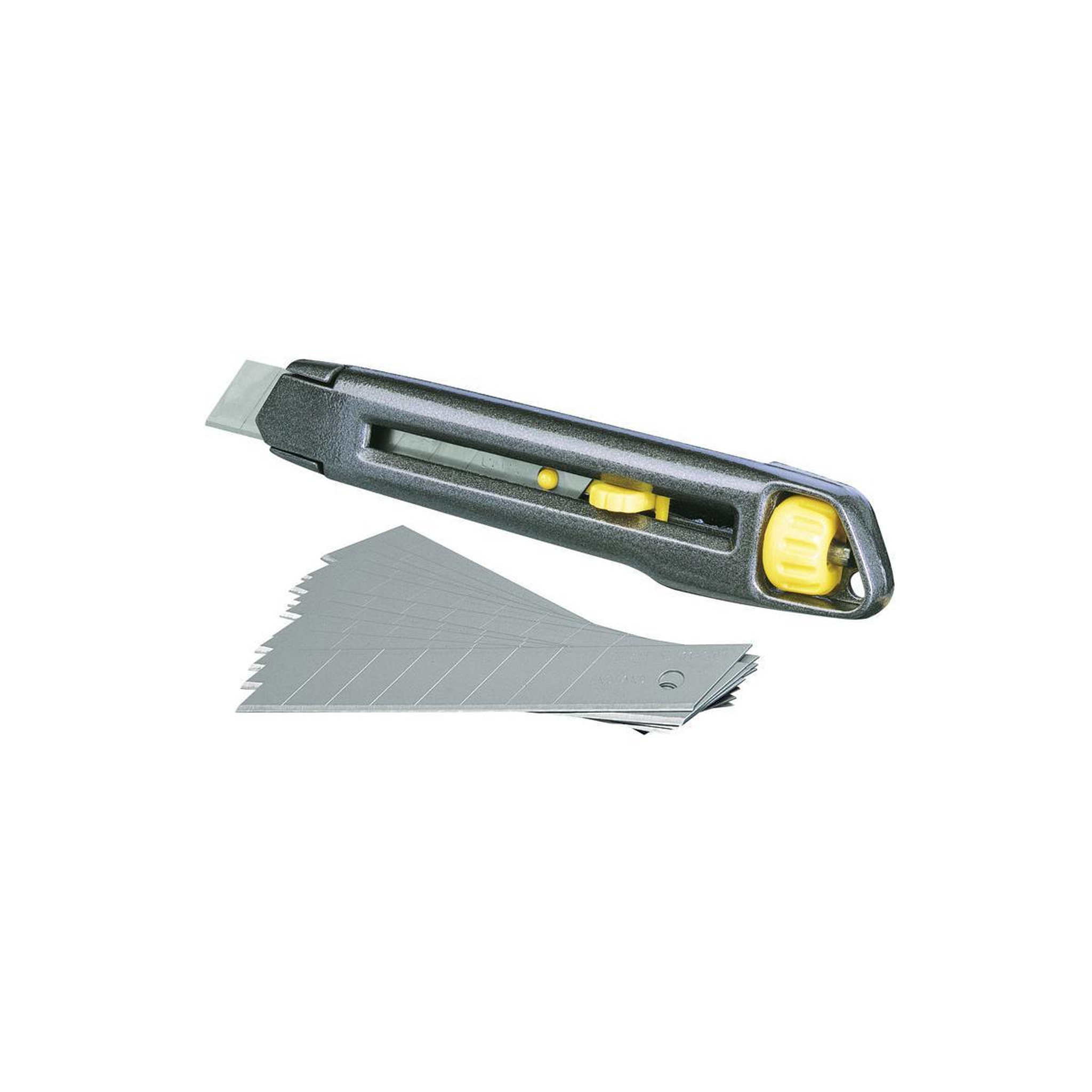 Stanley Stanley 1-10-018 couteau à lame rétractable Gris, Jaune Couteau à lame universelle