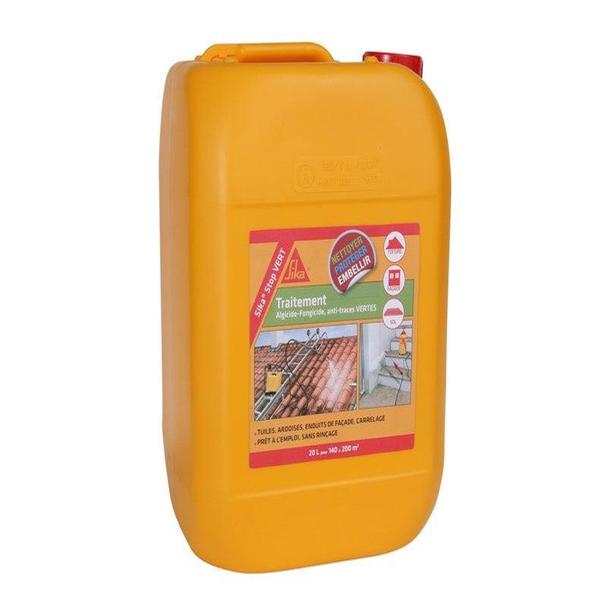 Sika Traitement Pour Toitures, Façades Et Terrasses Sika, 20 L