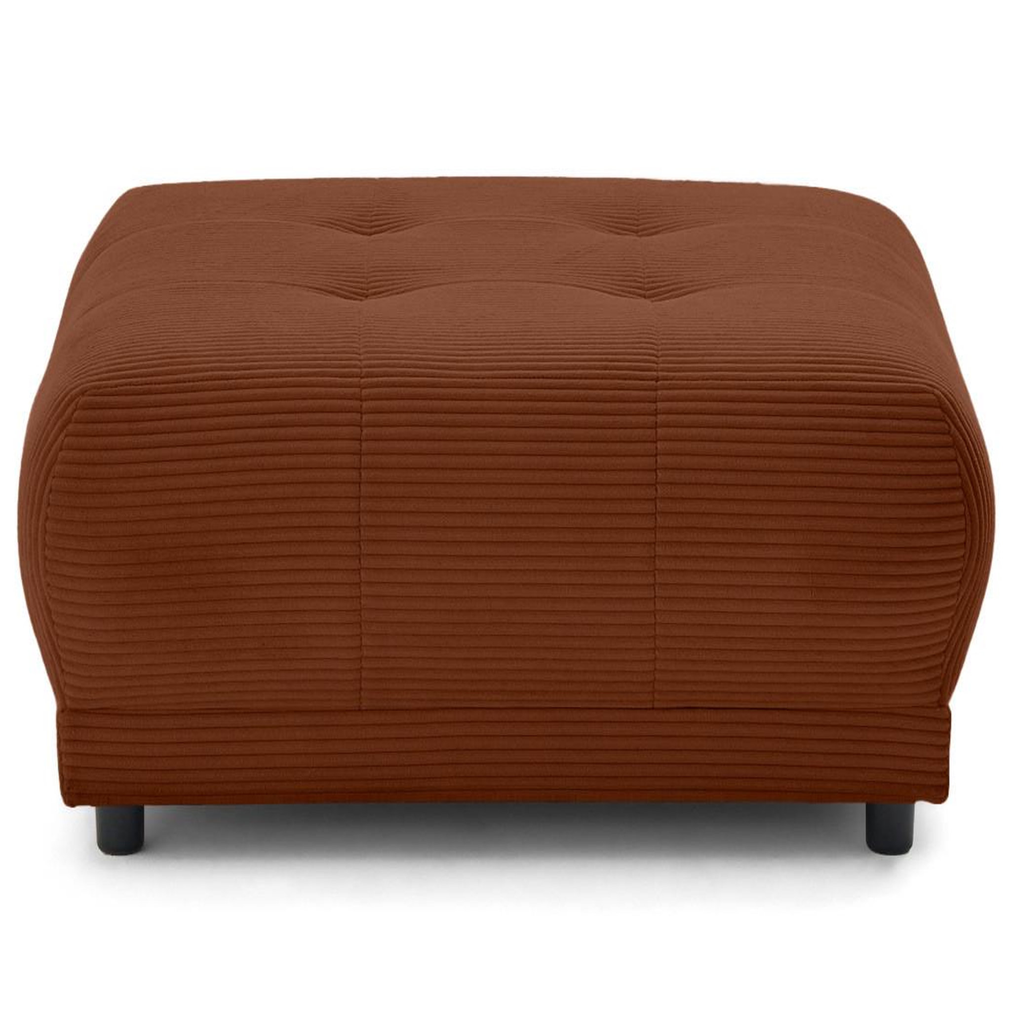 Voir la diapositive 2 : LISA DESIGN Amadora - pouf en velours côtelé