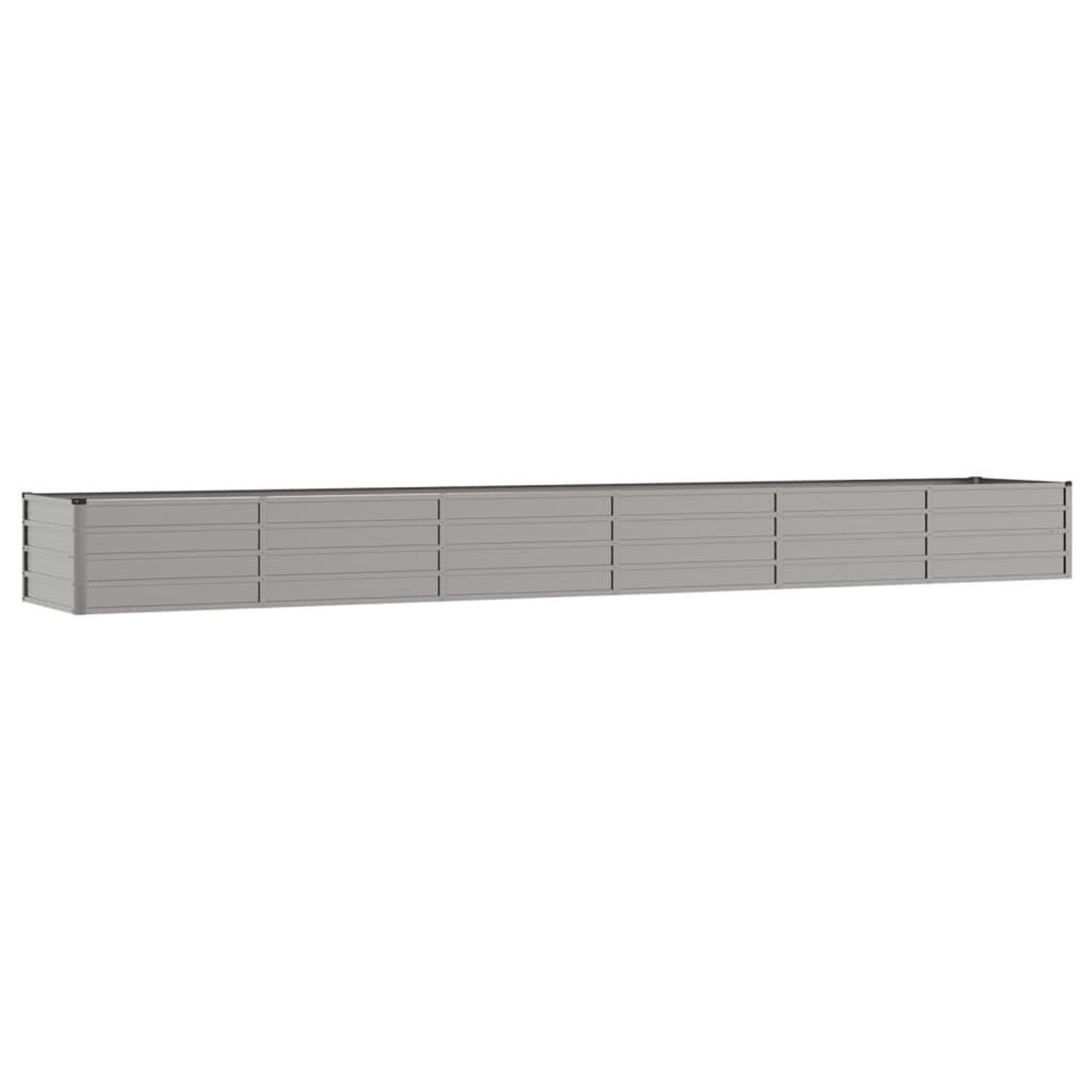 Voir la diapositive 3 : VIDAXL Lit sureleve de jardin rouille 480x80x45 cm acier corten