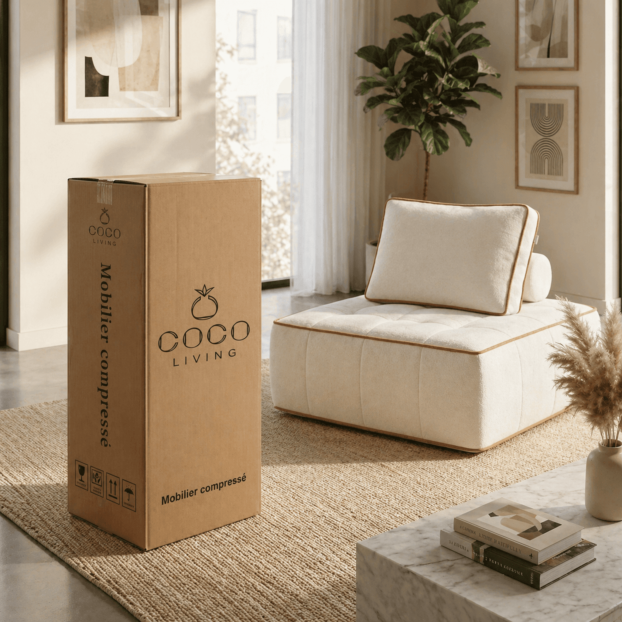 Voir la diapositive 3 : COCO LIVING Coco Living Fauteuil Zen