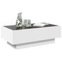 Voir la diapositive 5 : VIDAXL Table basse avec LED blanc 90x50x30 cm bois d'ingenierie