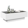 Voir la diapositive 5 : VIDAXL Table basse avec LED blanc 90x50x30 cm bois d'ingenierie