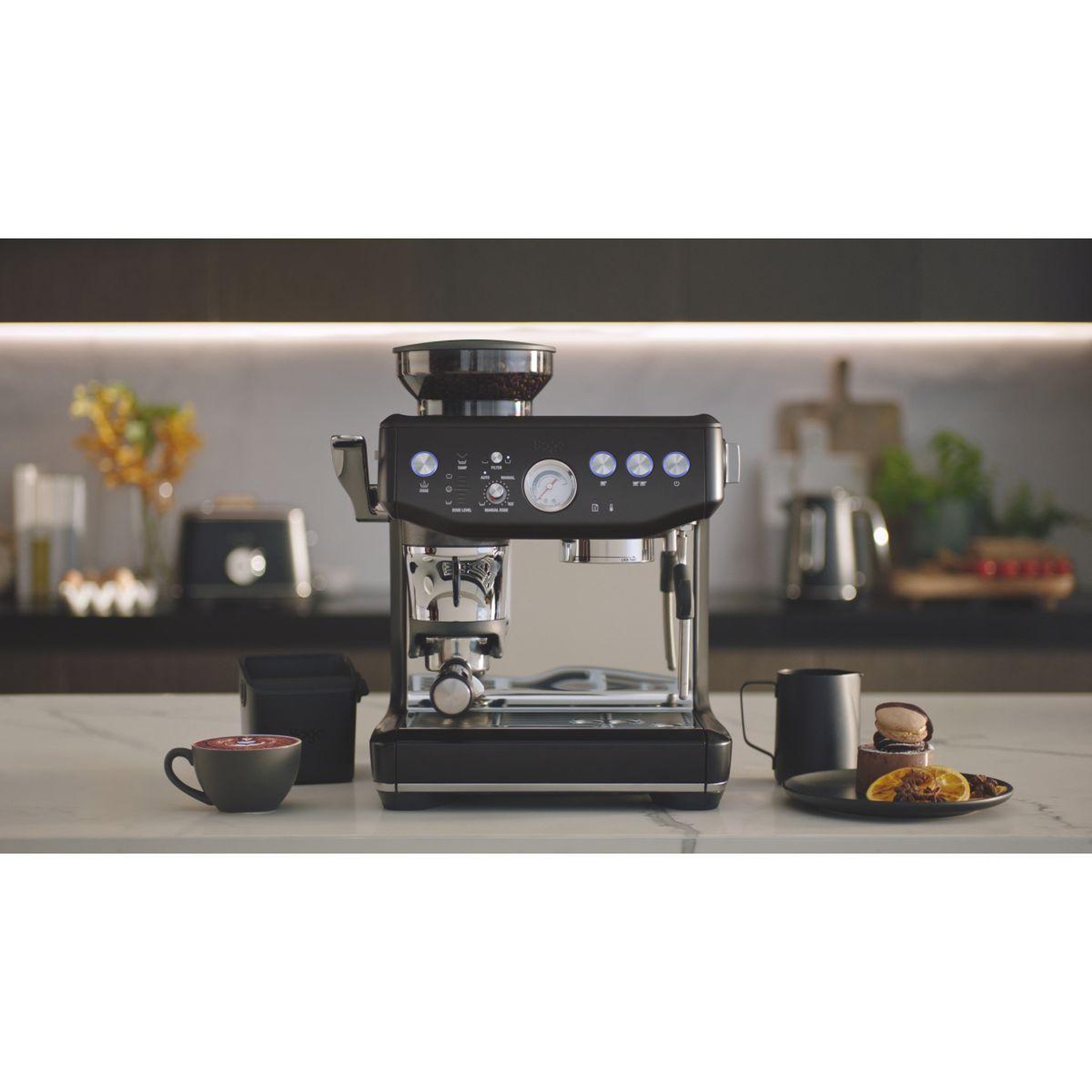 Voir la diapositive 2 : SAGE APPLIANCES Machine à expresso impress ses876btr4eeu1