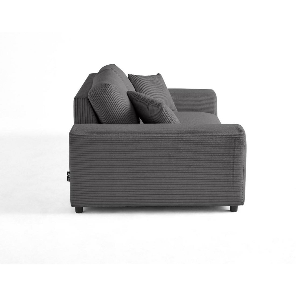 LISA DESIGN Garance - canapé droit 2 places - en velours côtelé