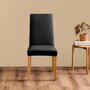 Voir la diapositive 1 : L3C Housse de chaise extensible en polyester coloris noir