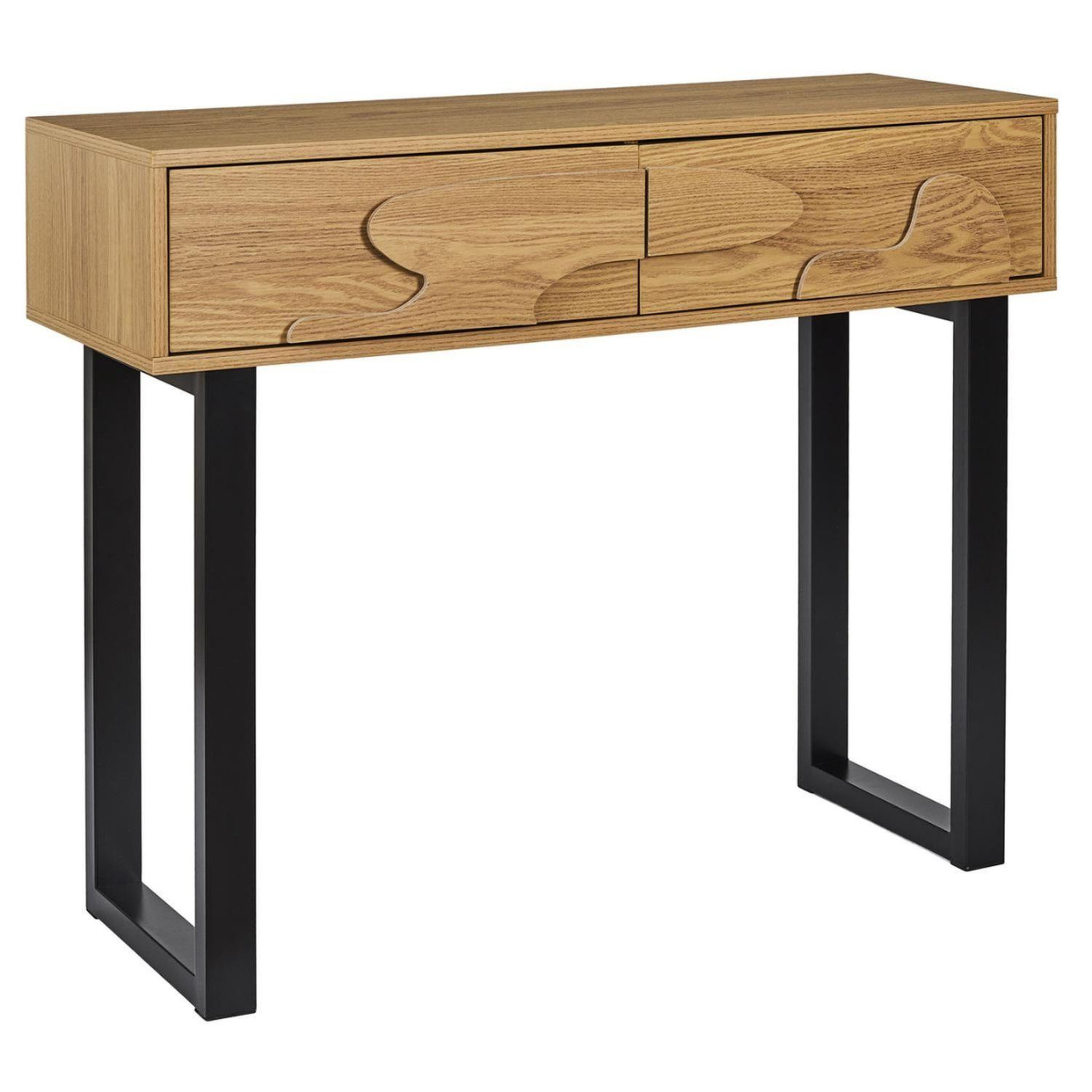 The Home Deco Factory Console 2 tiroirs calypso - beige