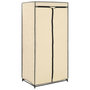 Voir la diapositive 2 : VIDAXL Garde-robe Creme 75x50x160 cm