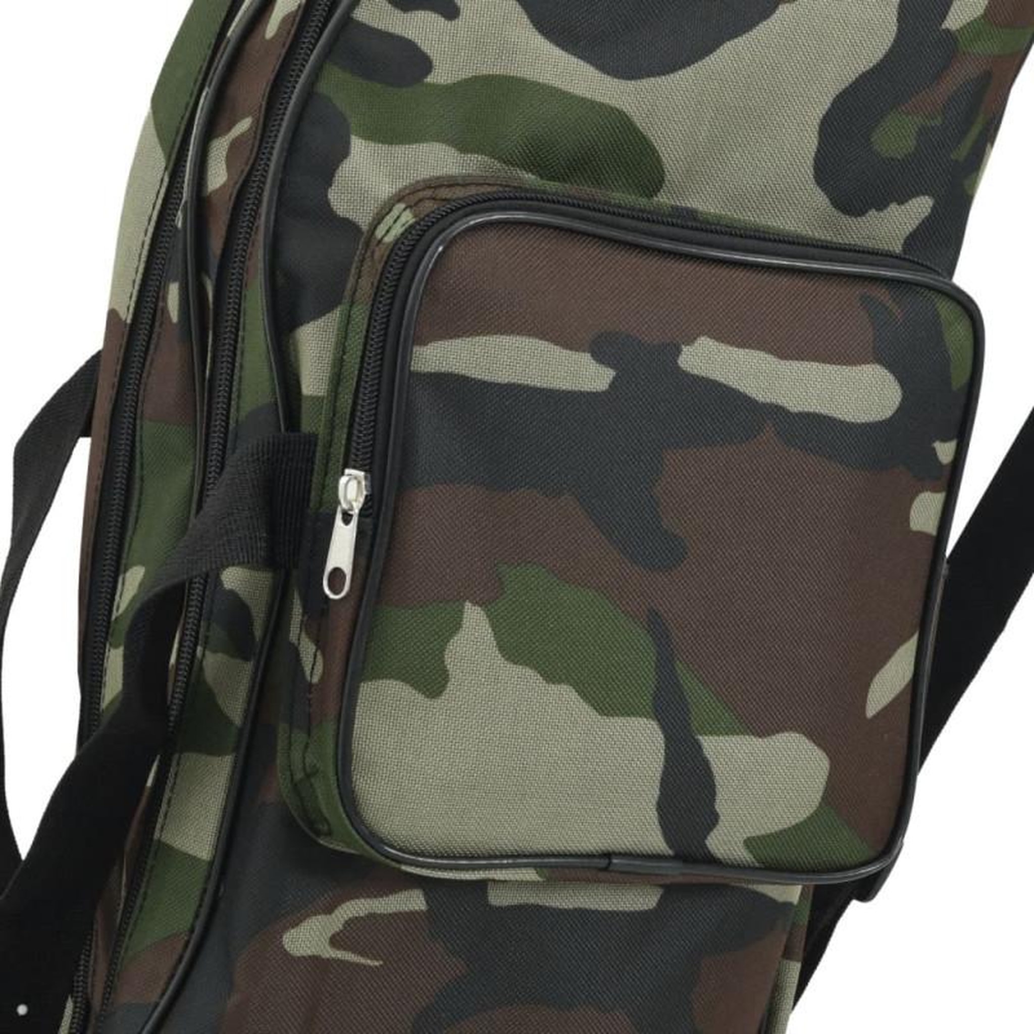 Voir la diapositive 4 : VIDAXL Sac de canne à pêche vert camouflage 160 cm tissu oxford