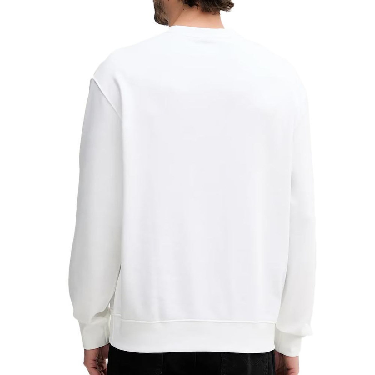 CALVIN KLEIN JEANS Sweat Blanc Homme Calvin Klein Jeans Badge Terry