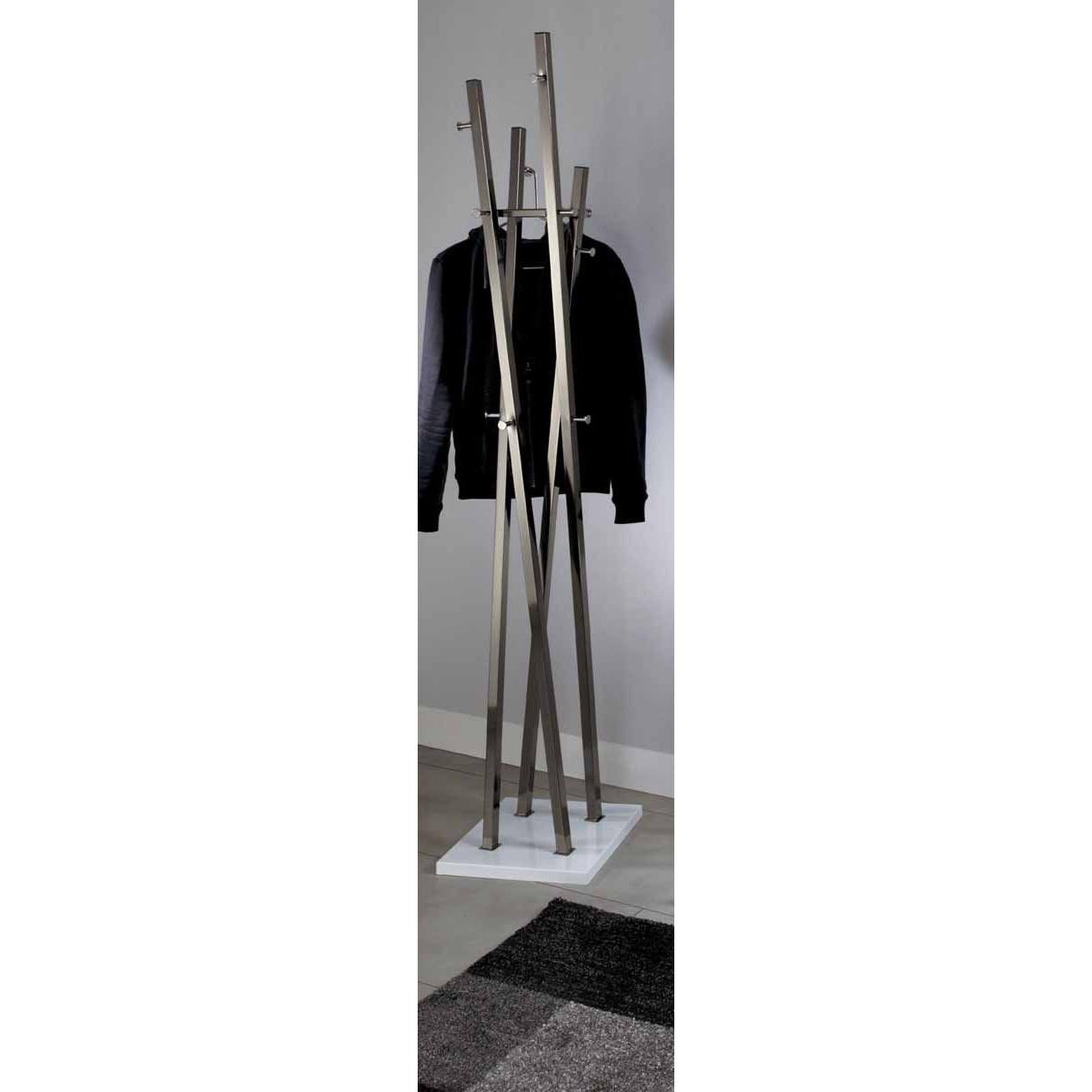Voir la diapositive 2 : Paris Prix Porte-manteau design  silaz  193cm chromé