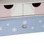 Voir la diapositive 3 :  Boîte à Bijoux Enfant  Hiver  24cm Rose & Bleu