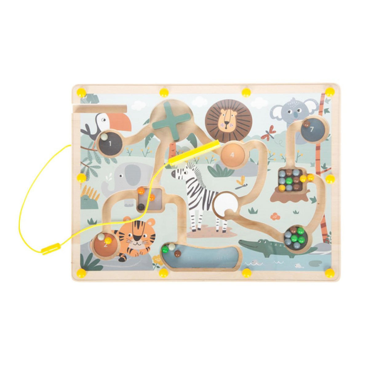 SMALLFOOT Labyrinthe magnetique Safari