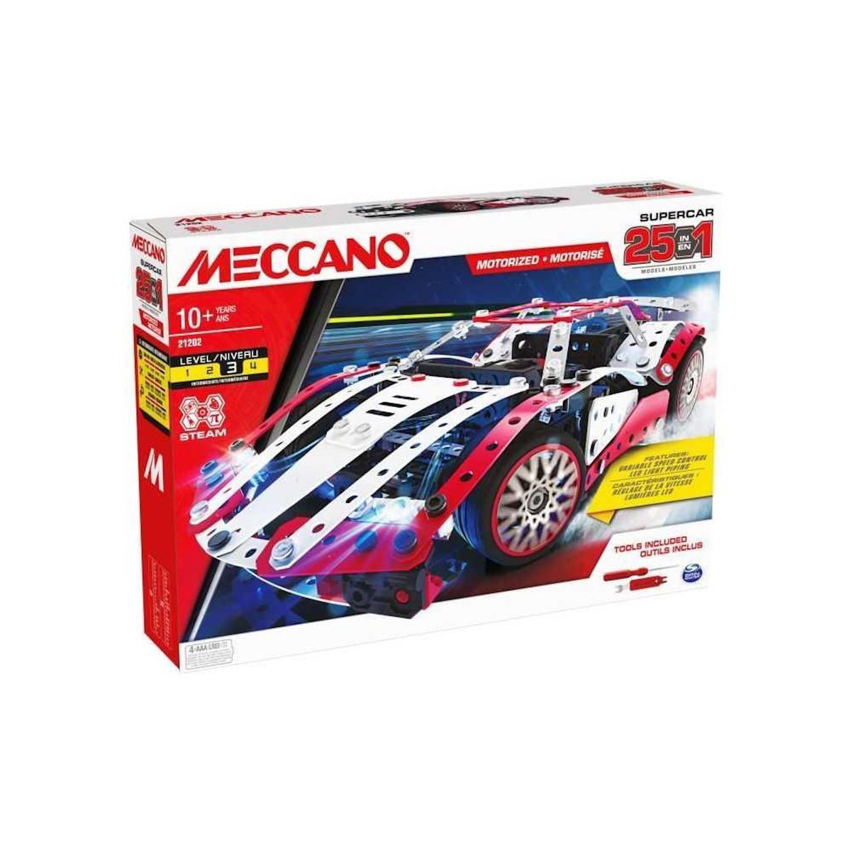 BANDAI Supercar - BANDAI - Meccano - APM20105 - 25 Modeles
