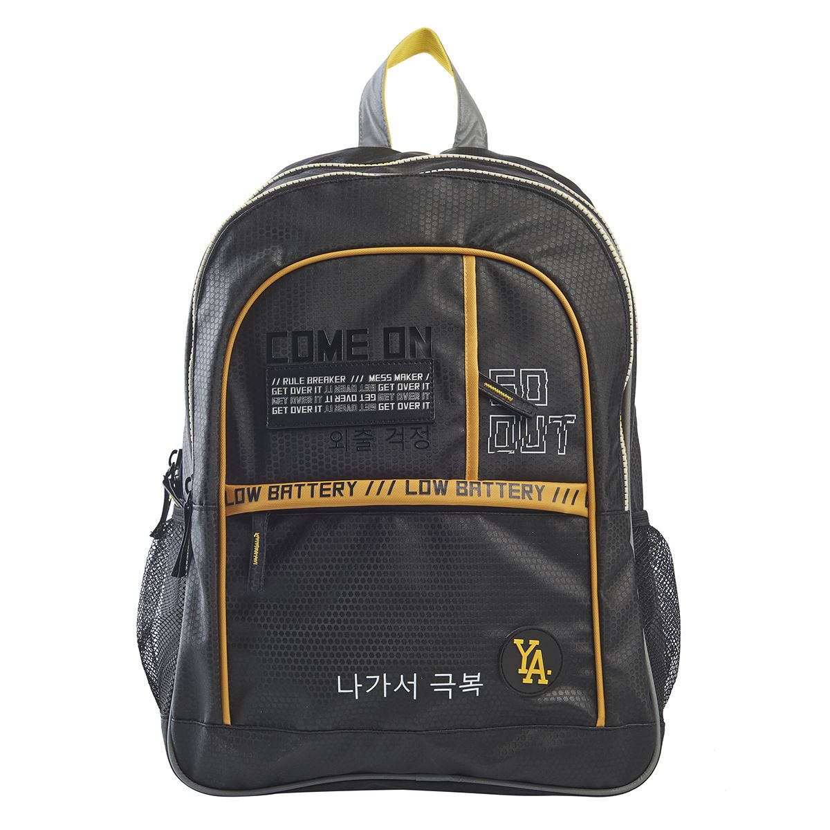 YOUNG'S ATTITUDE Sac à dos noir avec compartiment pour ordinateur Black Tech Ground