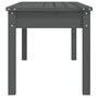 Voir la diapositive 5 : VIDAXL Banc de jardin gris 109x44x45 cm bois massif de pin