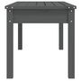 Voir la diapositive 5 : VIDAXL Banc de jardin gris 109x44x45 cm bois massif de pin