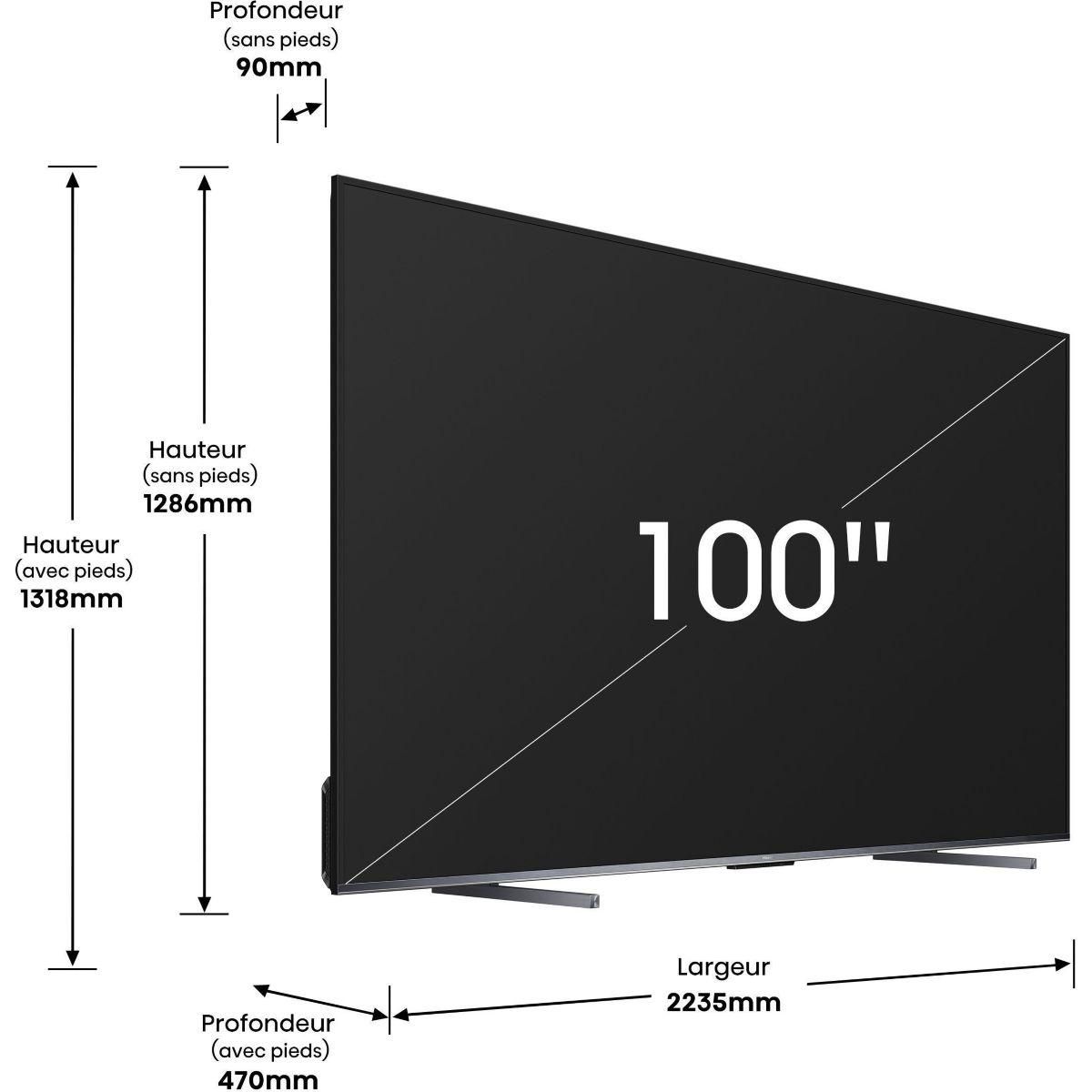 Hisense TV Mini Led 100U7KQ (253cm)