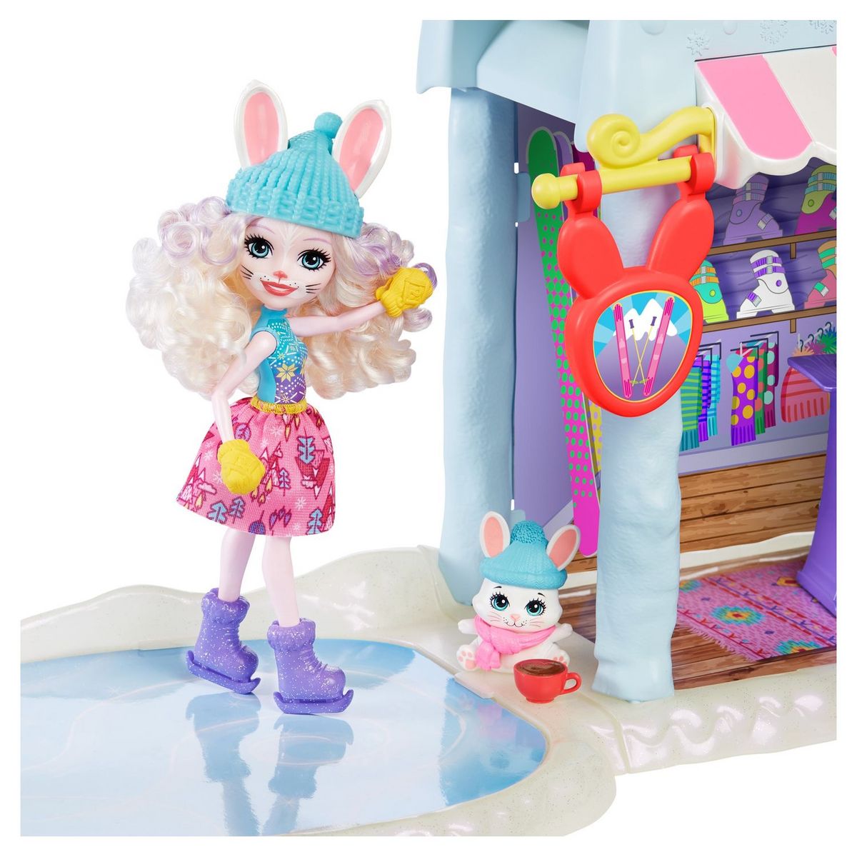 Enchantimals Chalet des Neiges de Bevy Lapin Enchantimals