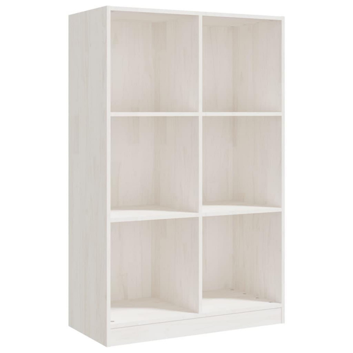 VIDAXL Bibliotheque Blanc 70x33x110 cm Bois de pin massif
