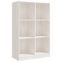 Voir la diapositive 2 : VIDAXL Bibliotheque Blanc 70x33x110 cm Bois de pin massif