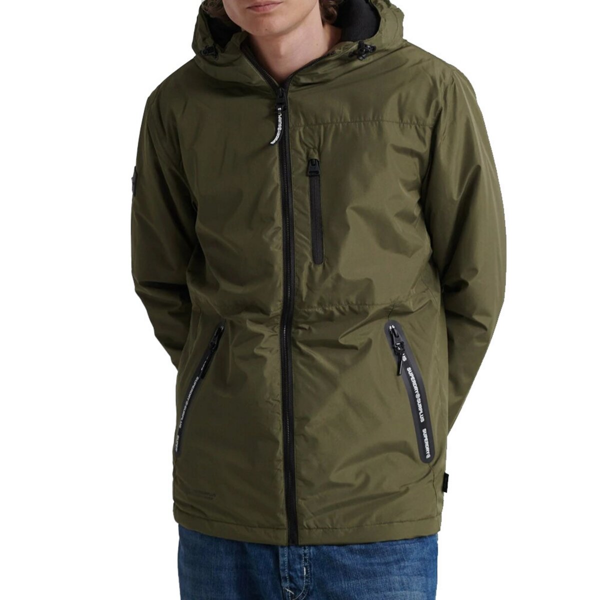 Veste superdry best sale kaki homme