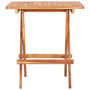Voir la diapositive 4 : VIDAXL Ensemble de bistro pliable 3 pcs Bois de teck solide