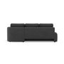 Voir la diapositive 6 : LISA DESIGN Mahina - canapé d'angle droit 4 places convertible avec coffre en tissu texturé