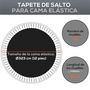 Voir la diapositive 4 : HOMCOM Tapis de rechange trampoline Ø 3,7 m ressorts 14 cm outil 72 crochets en V inclus blanc noir