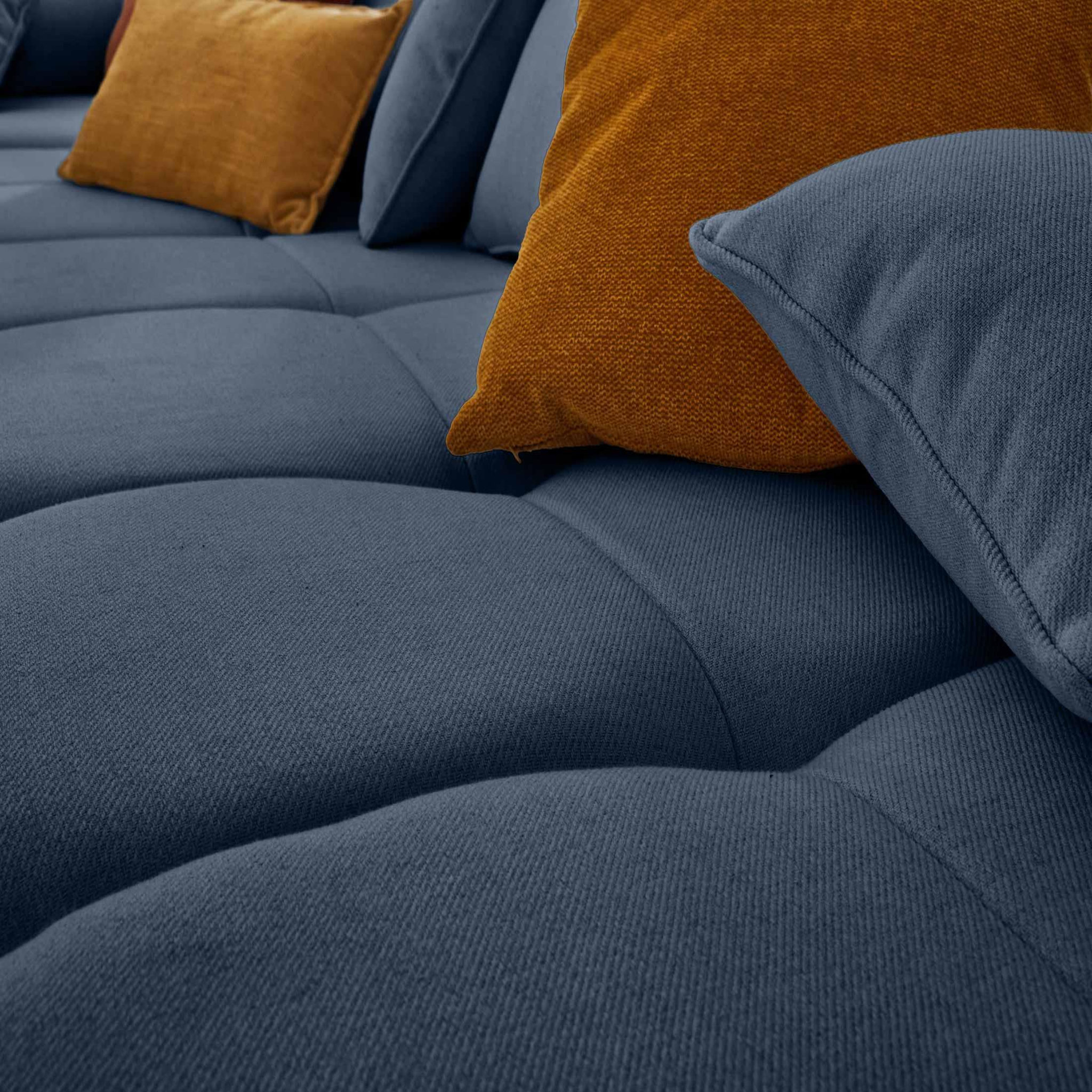 Voir la diapositive 2 : LISA DESIGN Caracas - canapé modulable d'angle gauche - 4 places - en tissu