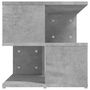 Voir la diapositive 5 : VIDAXL Table d'appoint Gris beton 40x40x40 cm Agglomere
