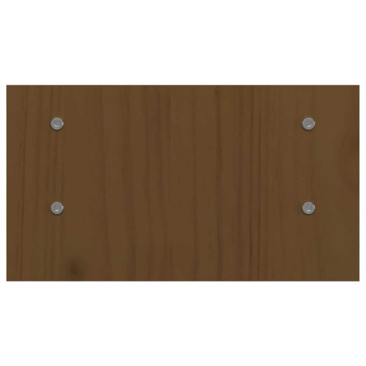 VIDAXL Support de moniteur Marron miel 50x27x15 cm Bois de pin solide