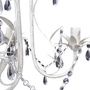Voir la diapositive 5 : VIDAXL Lustres suspendus a cristaux 4 pcs Blanc elegant