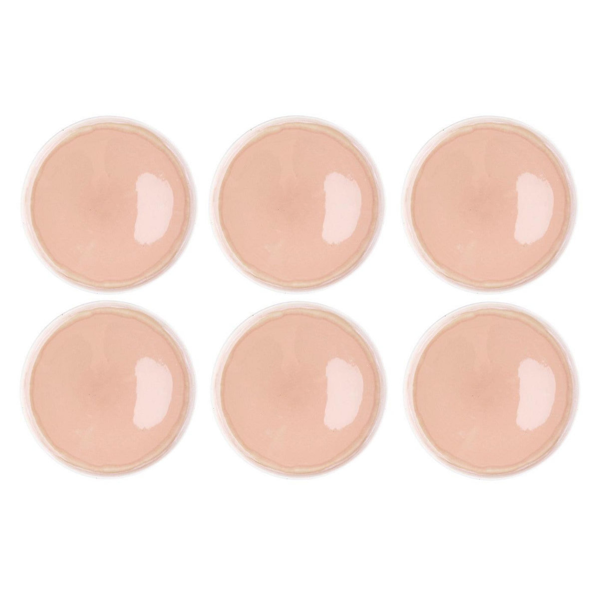 BJORN Assiette OXYGEN Ø27cm - 6 pièces - Rose poudre