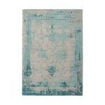 Paris Prix Tapis Vintage Tissé  Nostalgia  Turquoise. Coloris disponibles : Bleu