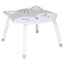 Voir la diapositive 1 : Atmosphera Kids Table Enfant Renard  Douceur  64cm Blanc