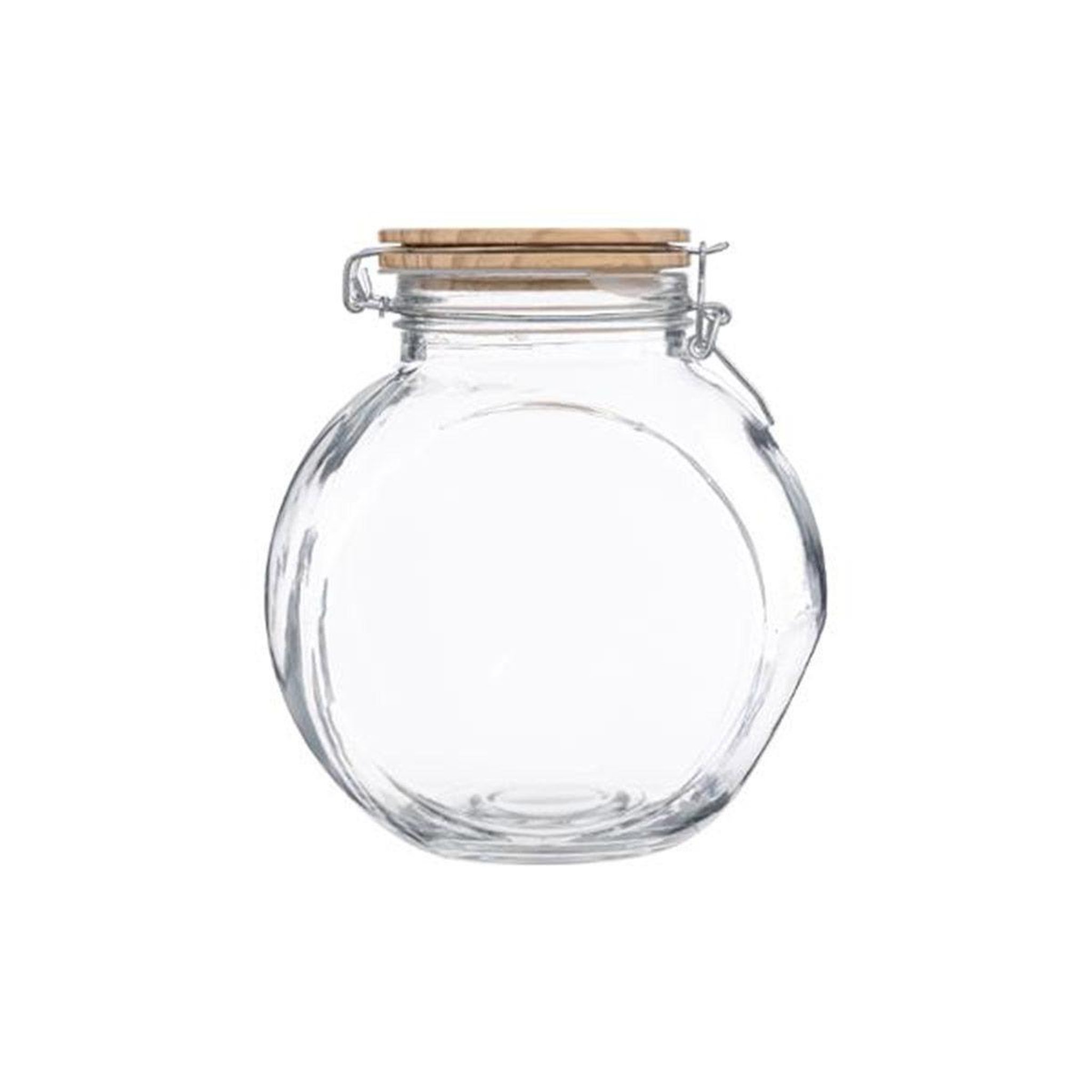 Voir la diapositive 2 : FIVE Bocal en verre  wording  2,2l transparent