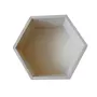 Artemio Etagère hexagone en bois 24 x 21 x 10 cm