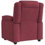 Voir la diapositive 5 : VIDAXL Fauteuil de massage inclinable Rouge bordeaux Tissu