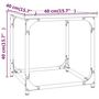 Voir la diapositive 6 : VIDAXL Table d'appoint Chene sonoma 40x40x40 cm Bois d'ingenierie