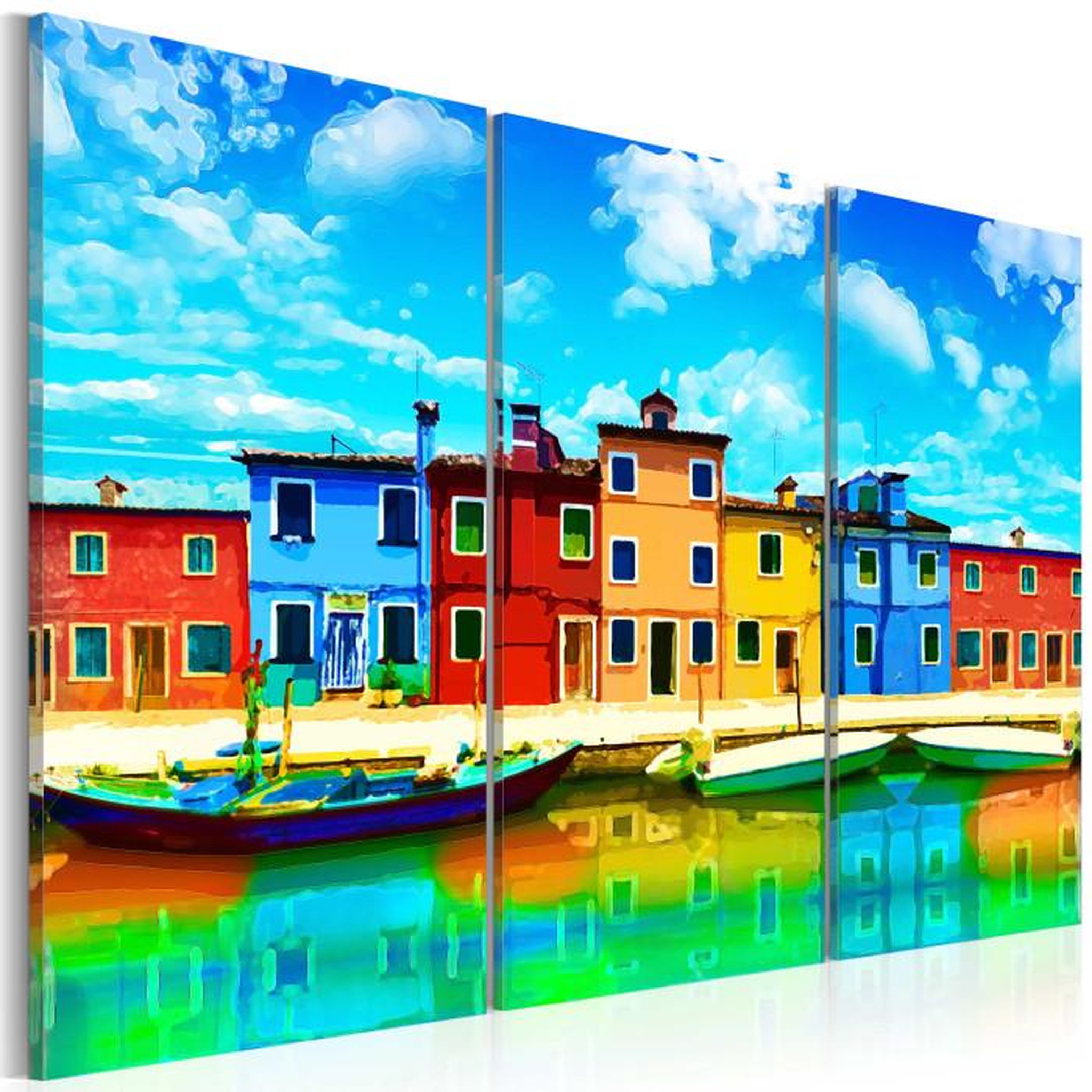 Paris Prix Tableau Imprimé  Sunny Morning in Venice. Coloris disponibles : Multicolore