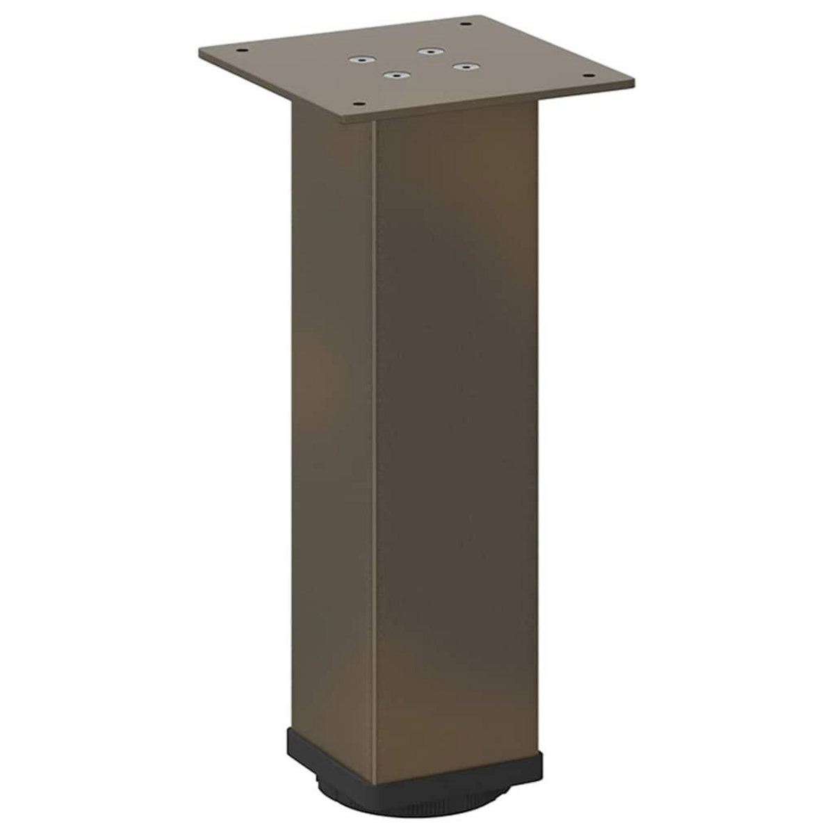 VIDAXL Pieds de table basse acier naturel 4 pcs 30-32 cm acier