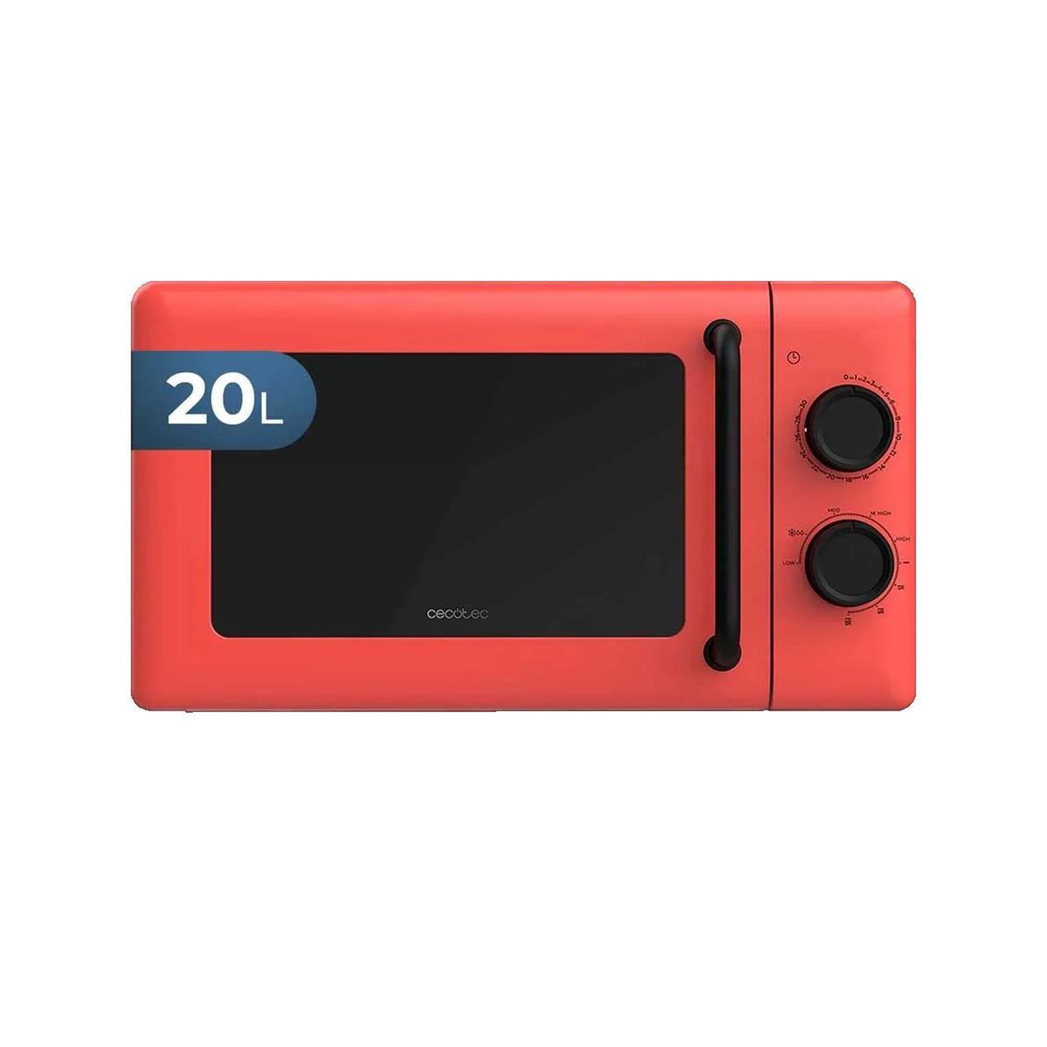 Voir la diapositive 3 : CECOTEC Micro-ondes Cecotec Modèle Rouge 20 litres