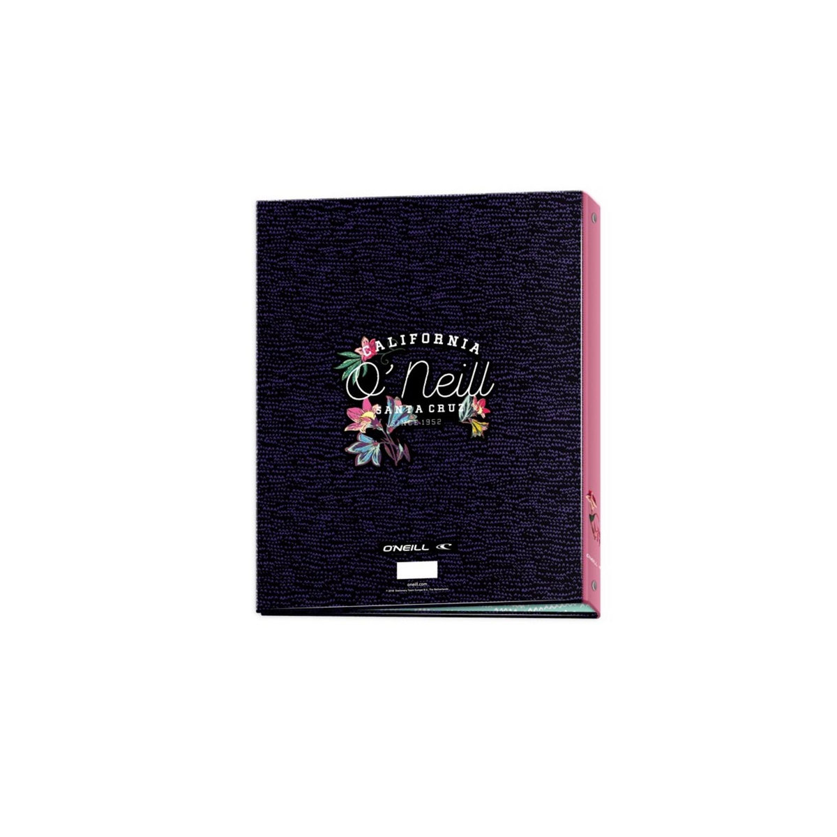 O'NEILL  Classeur rigide A4 bleu et rose motif floral