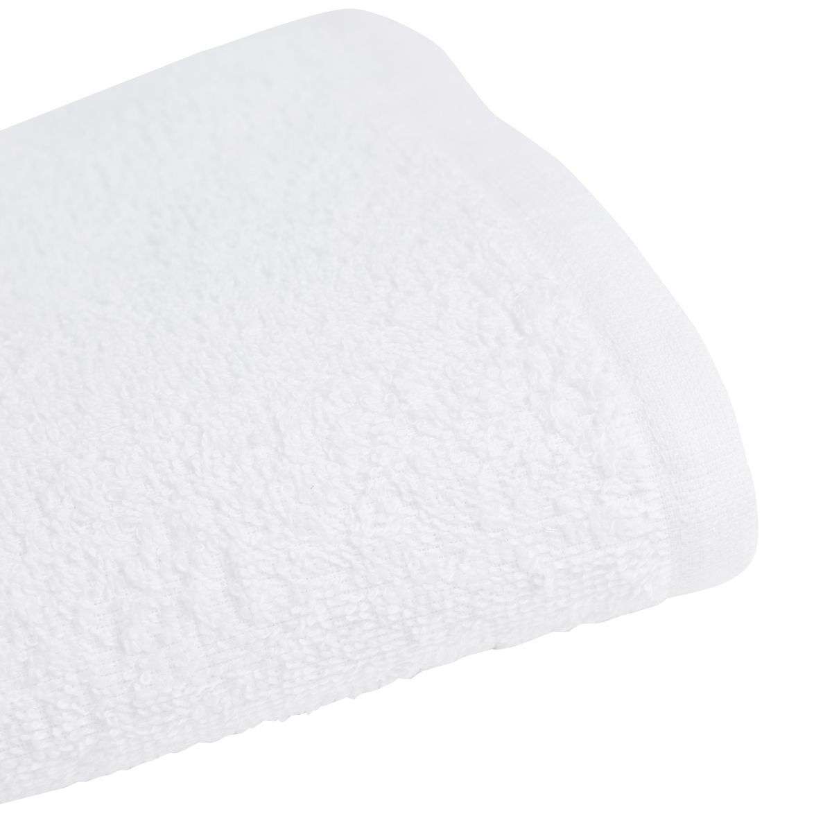 POUCE Serviette de toilette unie en coton bouclé 300 gr/m2