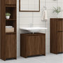 Voir la diapositive 1 : VIDAXL Armoire de bain Chene marron 60x33x61 cm Bois d'ingenierie